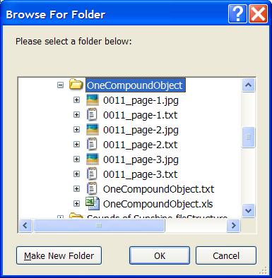 Our document example has transcript files so, Under the Transcript section of this window, Select Import transcript files from a directory. Click on Browse.