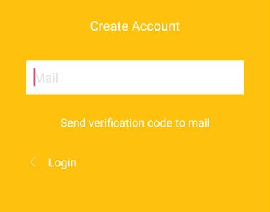 STEP 5 Enter an email address to use for your account. You should immediately receive an email with a verification code.