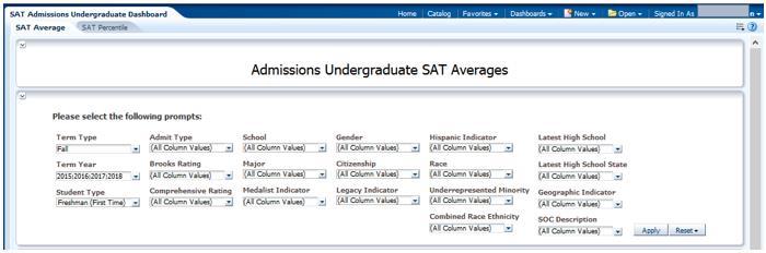 Dashboards folder Select Open from the options below the SAT