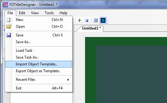 title objects) and unarchive it. 2. In FDTitleDesigner open or create the title project where you need to add the scripted title object. 3.