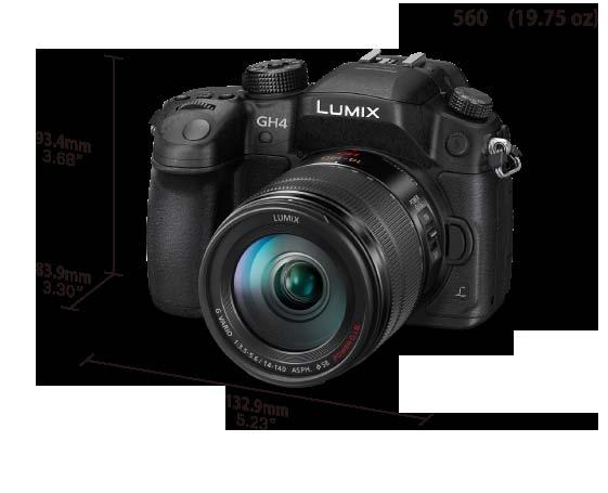 Below is the Panasonic Lumix GH4, an outstanding stills photography and video camera combined.