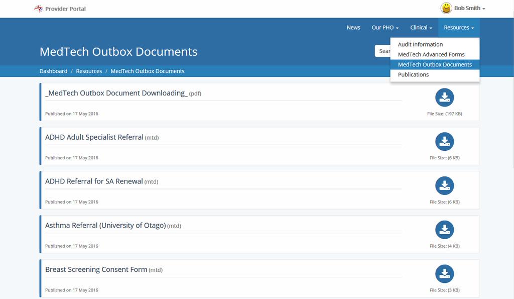 Medtech Outbox Documents and Advanced Forms Medtech Outbox Documents and Advanced Forms