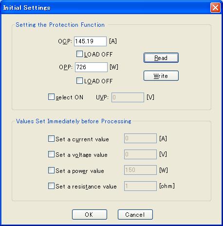 8 Initial Settings 8 Initial Settings Select [Initial Settings] from the [Sequence] menu. The [Initial Settings] dialog will appear (Fig. 8-1). Fig.