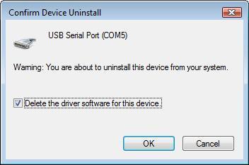 In the confirmation window that opens for each device listing, ensure that the Delete the driver software for this device option is checked.