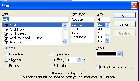 Deleting a Text Box 1. Select the frame of the text box 2. On the keyboard, press [Delete] Formatting Text PowerPoint offers many options for formatting your text.