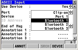 Bluetooth communication is now also enabled on the Export Job Interface and the ASCII Remote Interface.