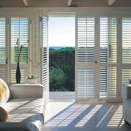 Suitable for use with patio doors, wardrobes or as a room divider. May be specified and fitted with or without side frames. By-Pass Shutters suspended from a top track.