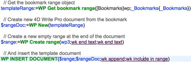 4. Button Build document append As we have already seen, WP Get bookmark range returns the content of the range as an object.