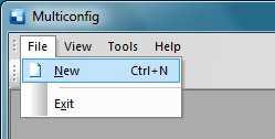 Figure 22 Click icon New on the toolbar icon EN