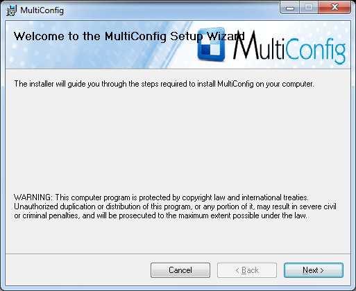Operating Manual Multiconfig for RM5 HD 4.2 Installation 1.