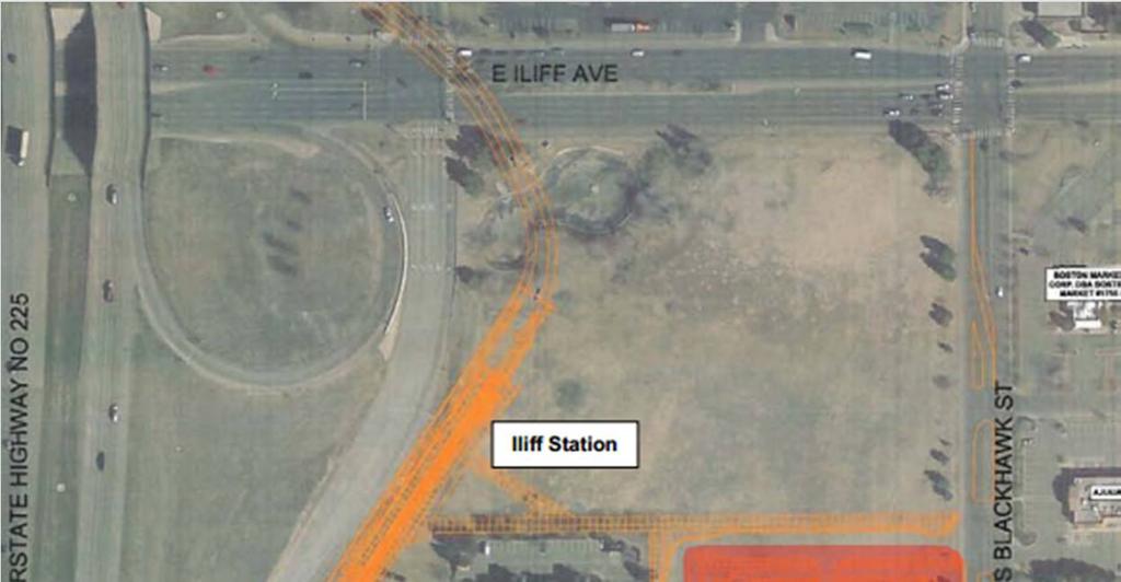 I-225 Iliff Station Aurora authorized construction contract