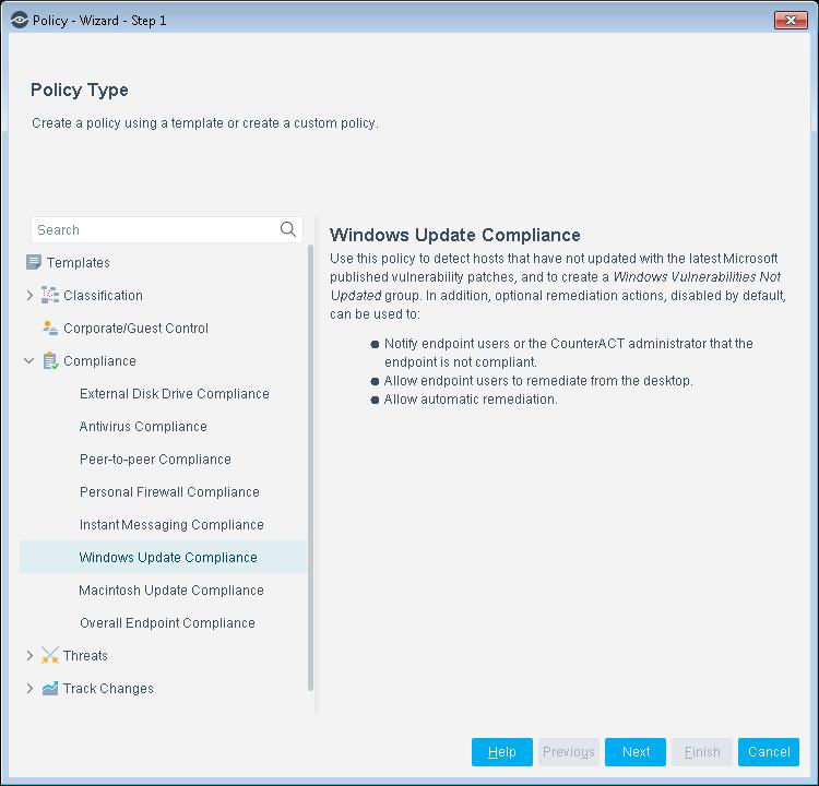 Endpoints must be managed by the Forescout platform, either by SecureConnector or remotely. There is an optional action, disabled by default, to install SecureConnector on unmanageable hosts.