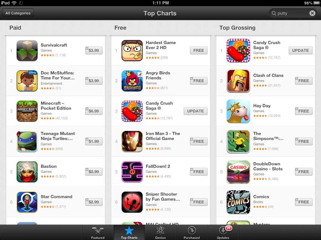 ipad App Store (a lot of Apps!