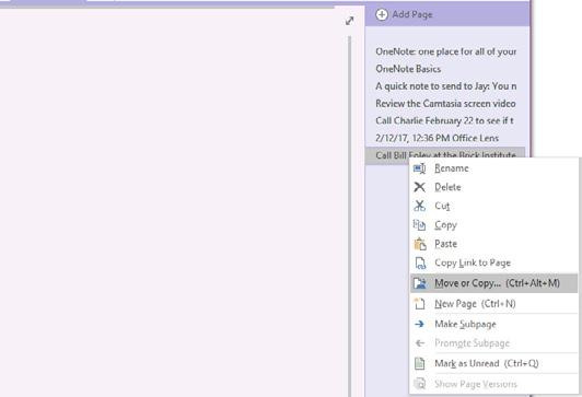 To search Quick Notes, click in the OneNote search menu and type Quick Notes and then the search tool.