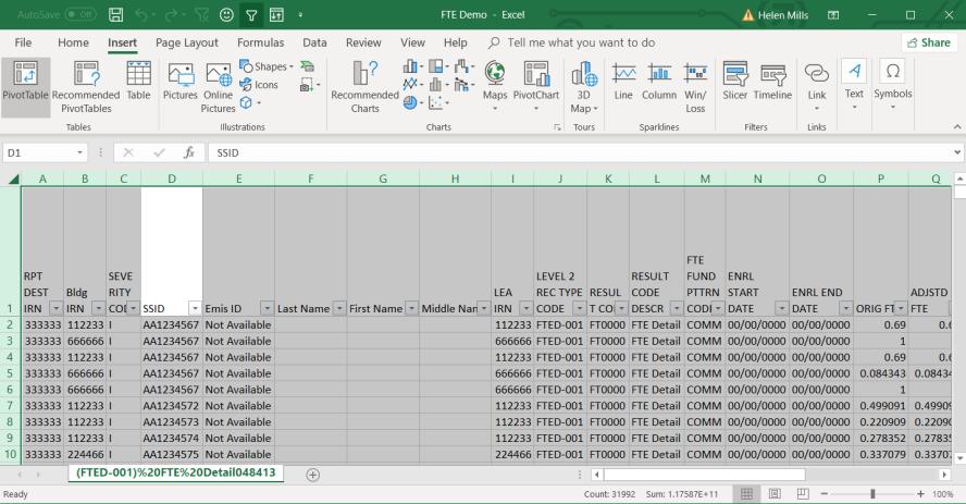 Pivot Tables Pivot tables are a powerful and helpful Excel tool. These tables take very large amounts of data and summarize it in the way we specify.