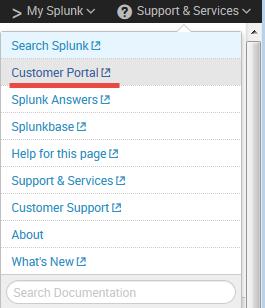 9. Open a Splunk support ticket requesting installation of the app on your Splunk Cloud deployment.