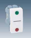 Snow white -30-34 -35-64 Ivory -31-32 SIGNALLING AND WARNING LIGHTS 27804-64 Wait/enter with a red-green viewer. (The 27805 single-pole switch is required when used for wait/enter.