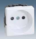 27422-31 -34 American socket-outlet polarized double-pole, with earth contact 15 A 250V~.