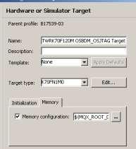 .. menu Select Hardware and Simulator, Connection name and System type.