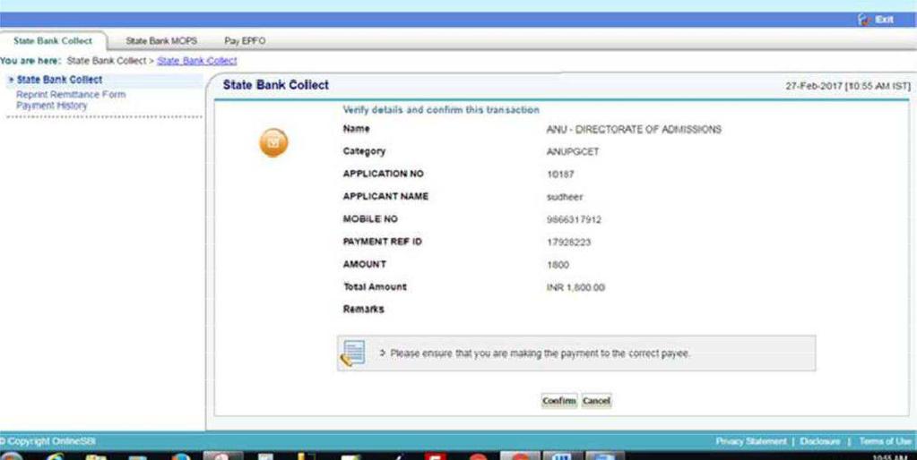 22.Now Select the Payment Category as shown in above image. 23.