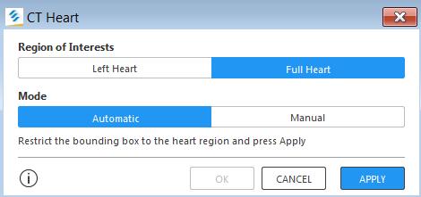 Materialise Mimics Medical 22.0 BETA Release Notes 7 1.3. Cardiovascular module CT Heart 1.3.1. Advanced Segment > CT Heart The CT Heart tool received a major update compared to version 21.0. The algorithm as well the user interface were redesigned.