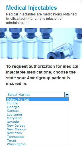 Request precertification for medical injectable medication