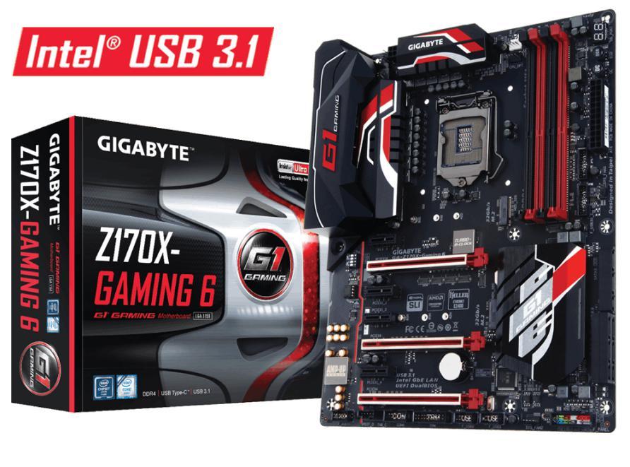 Motherboard Supports 6th Generation Intel Core Processor Dual Channel DDR4, 4 DIMMs Intel USB 3.