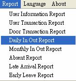 3. Set the date interval to be reported. 4. Click to list the transactions on screen. 5. Click to print out the report. The report will be previewed on screen first. 6. Click to print out the report. 7.