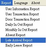 The report will be previewed on screen first. 7. Click to print out the report. 8. Click to export the report. 11.