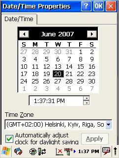 3.5. DATE AND TIME In the Date/Time options, you can change the year, month, date, time, time zone, or select automatic adjust for Daylight Savings Time. To set or change the date and time: 2.