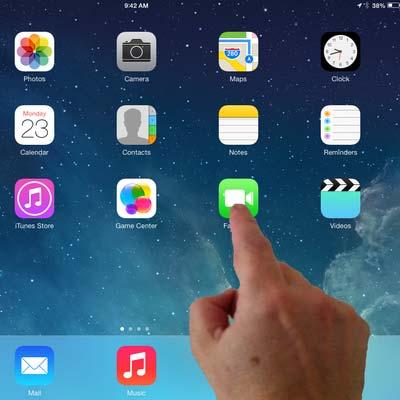 Learning the ipad App Basics ipad Navigation and Using the ipad Home Button Navigation on the ipad is often accomplished with simple touch gestures.