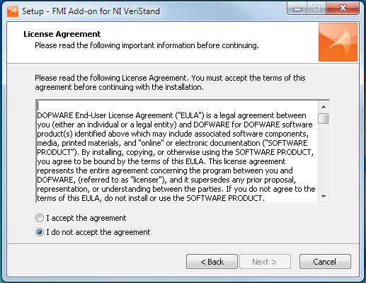 Read the license agreement, and click I Agree to agree to the terms and conditions.