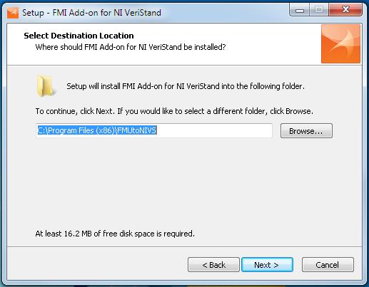 - 9 - Figure 3 Third installer dialog, select installation folder.