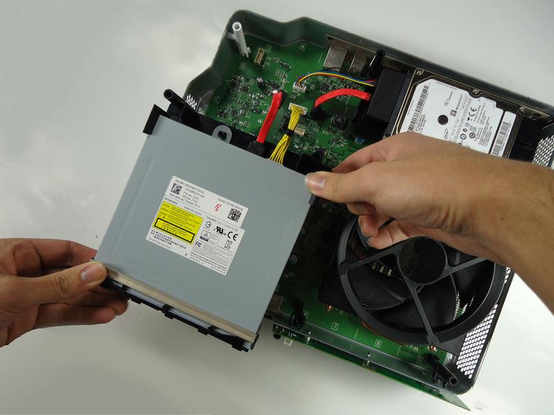 the yellow wire connecting the optical drive to the