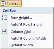 You may also want to adjust the width of a column: To manually adjust the width, click and drag the boundary between two column headings.