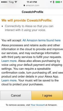 2. Alexa is now connecting to Amazon s