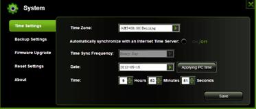 an Internet Time Server. This will automatically update the time when the Wi-Fi SD/USB is connected to the internet.
