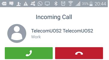 Answering/Ignoring incoming calls.