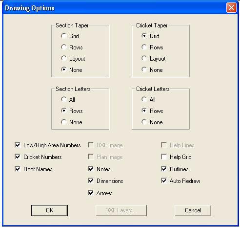Lesson 2: Modifying a Design Viewing the Tapered Layout Figure 2 7 The Drawing Options window 4. Leave all other settings as they appear, and click OK. Your drawing should look like Figure 2 8.