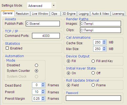 Creating, editing and previewing pages and/or scenes Saving a snapshot (image file) of a page or scene s playout The TAKE SNAPSHOT OF PAGE/SCENE command in the Template Editor s toolbar allows you to