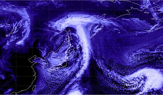 SPHERICAL HARMONICS - HPC Weather Prediction Close up of a mid-latitude