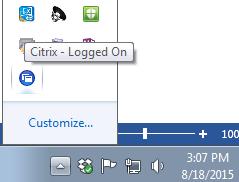 Windows Users: Find the hidden icons on the Taskbar Click the Citrix tool Choose Desktops and then UNCW Desktop - VD Mac Users: From the Finder's Go menu, choose