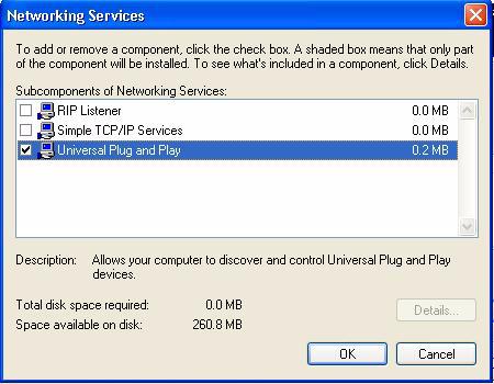 Figure 66 Networking Services 6 Click OK to go back to the Windows Optional Networking Component Wizard window and click Next. 10.