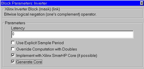 Xilinx System Generator v1.0.