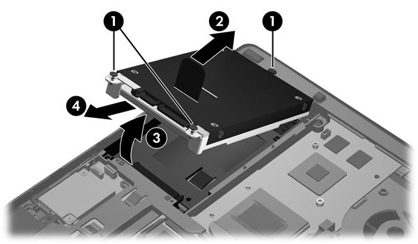 Replacing or upgrading the hard drive CAUTION: To prevent information loss or an unresponsive system: Shut down the computer before removing the hard drive from the hard drive bay.