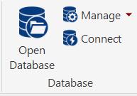 70 DATABASE Install MyData DB Server Make sure MyData Server is installed and running as a service* Connect to MyData Server with the default account setting Create and open a new database (Database