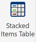 Choose Stacked > Stacked Items Table to display the Table.
