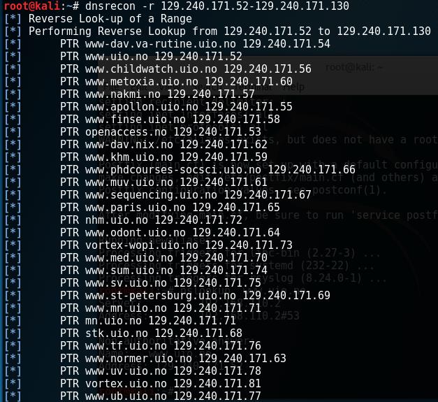 Attacking DNS domain enumeration We can