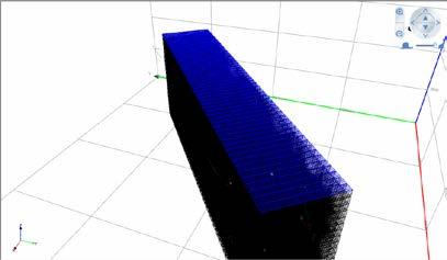(iii) (iv) Block modelling (i) this narrow drillhole project dataset would traditionally result in (ii) a large voxel model with extensive bounds parallel to the principal X/Y/Z axes, encompassing a