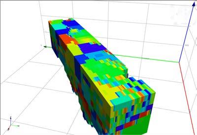 (iii) Discover 3D 2013 allows the orientation and extents of the voxel model to be (automatically or manually) optimized with respect to the source dataset, resulting in significantly faster